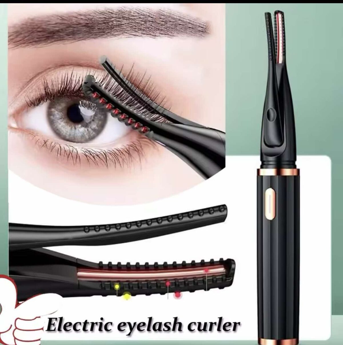 Heated Eyelash Curler – Θερμαινόμενο ψαλιδάκι για βλεφαρίδες - Image 2