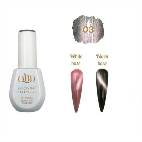 QBD 9D Crystal Cat Eye Gel Polish 15ml 003