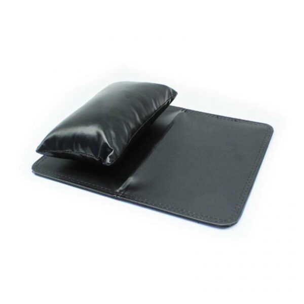 Μαξιλαράκι με σουπλά δερματίνης για μανικιούρ Μαύρο