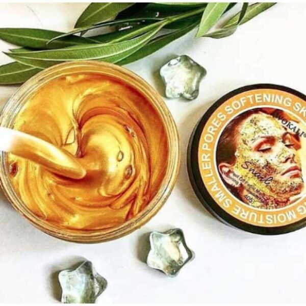 Μάσκα προσώπου gold mask Wokali Snail Gold Collagen Peel off Facial Mask