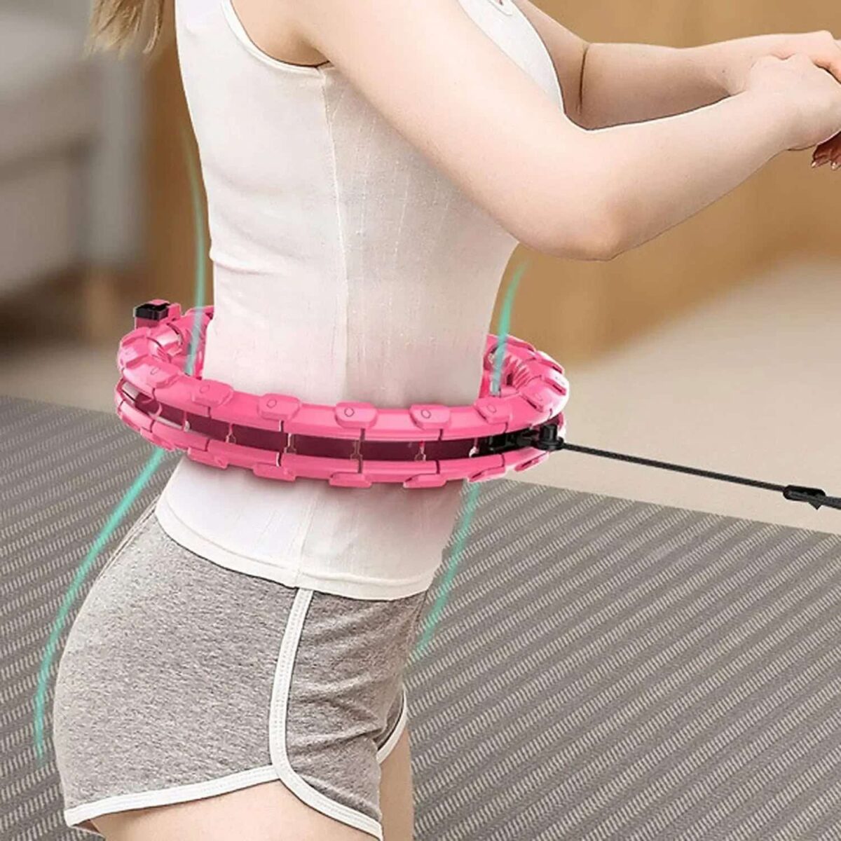 HULA HOOP Massager – Όργανο Εκγύμνασης, Μασάζ και Αδυνατίσματος-  Hula Hoop - Image 3