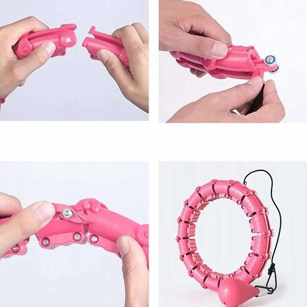 HULA HOOP Massager – Όργανο Εκγύμνασης, Μασάζ και Αδυνατίσματος-  Hula Hoop - Image 2