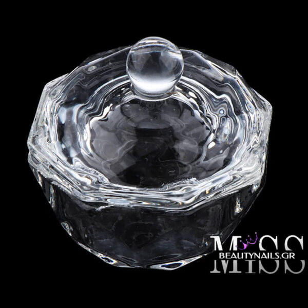 Γυάλινο Βαζάκι με Καπάκι