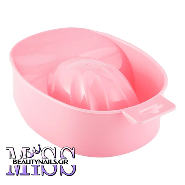 Πλαστικό Μπωλ Ονυχοπλαστικής για Μανικιούρ Ροζ