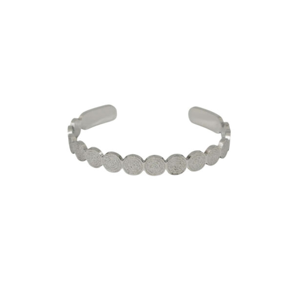 Γυναικεία Ατσάλινη Χειροπέδα Ανάγλυφη Αρχαιοελληνική - Women's Steel Handcuffs Embossed Ancient Greek