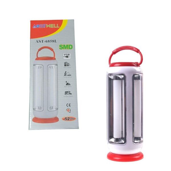 Επαναφορτιζόμενο φανάρι LED AST-6858 - Rechargeable LED Lantern